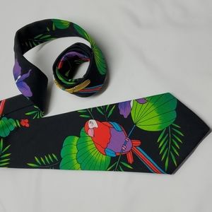 Scorpio Tropical Them Men's Tie